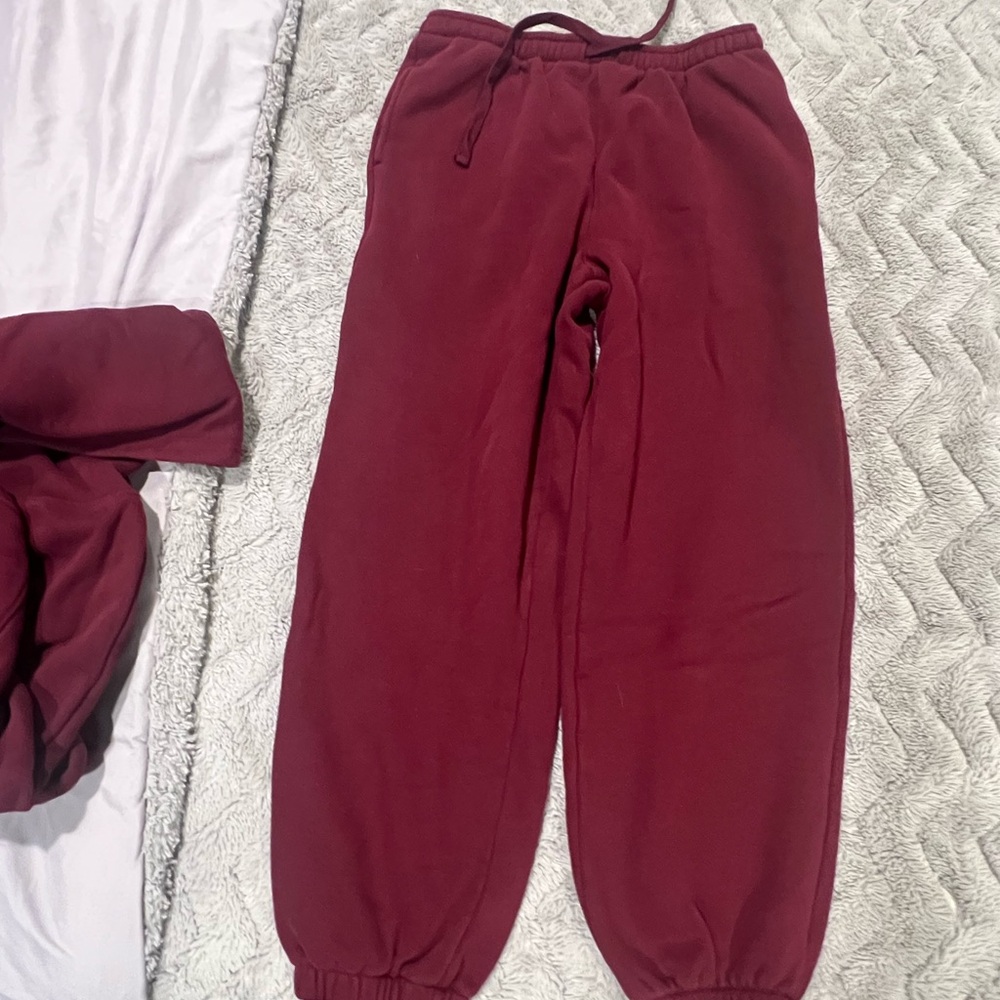 American Eagle Outfitters Kids Burgundy Joggers